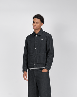 SU26 DENIM JACKET - BLACK