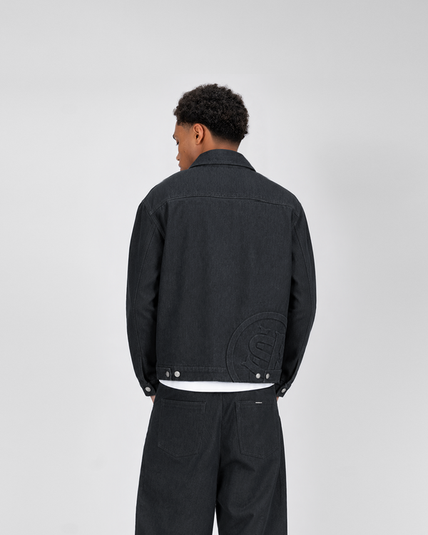 SU26 DENIM JACKET - BLACK