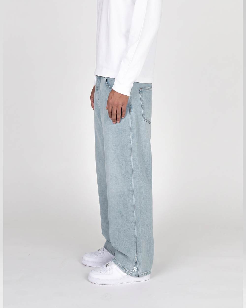 SU Zip Denim - Ice Blue