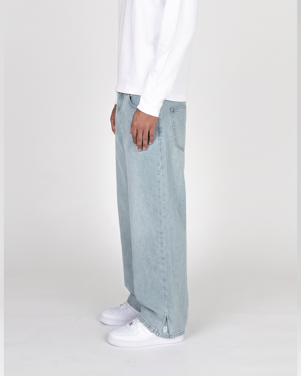 SU Zip Denim - Ice Blue