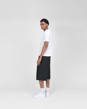 SU26 DENIM SHORTS - BLACK