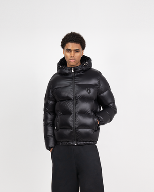 SUVENE PUFFER - BLACK SHINY