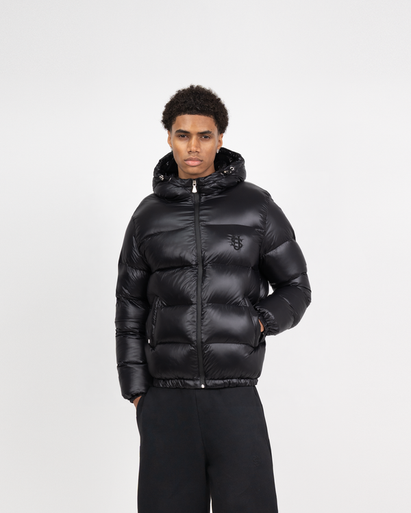 SUVENE PUFFER - BLACK SHINY