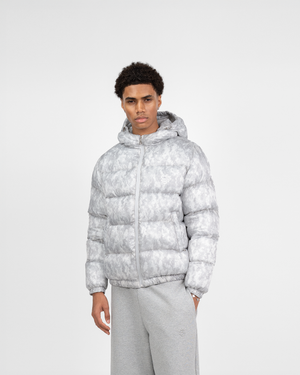 SUVENE PUFFER - SNOW CAMO