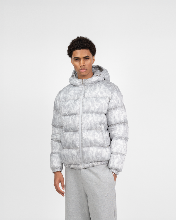 SUVENE PUFFER - SNOW CAMO