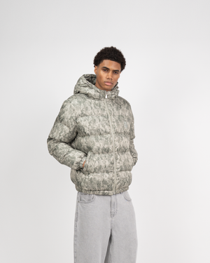 SUVENE PUFFER - GREEN CAMO