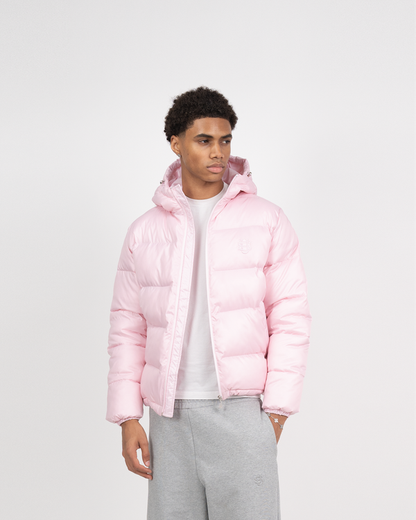 SU LOGO PUFFER - PINK