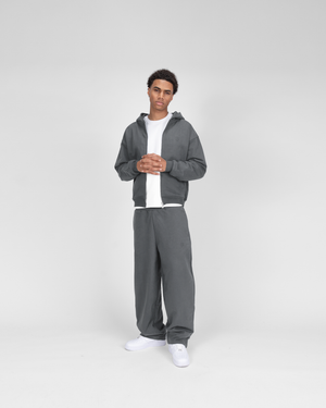 SU ZIP JOGGER - ANTHRAZIT