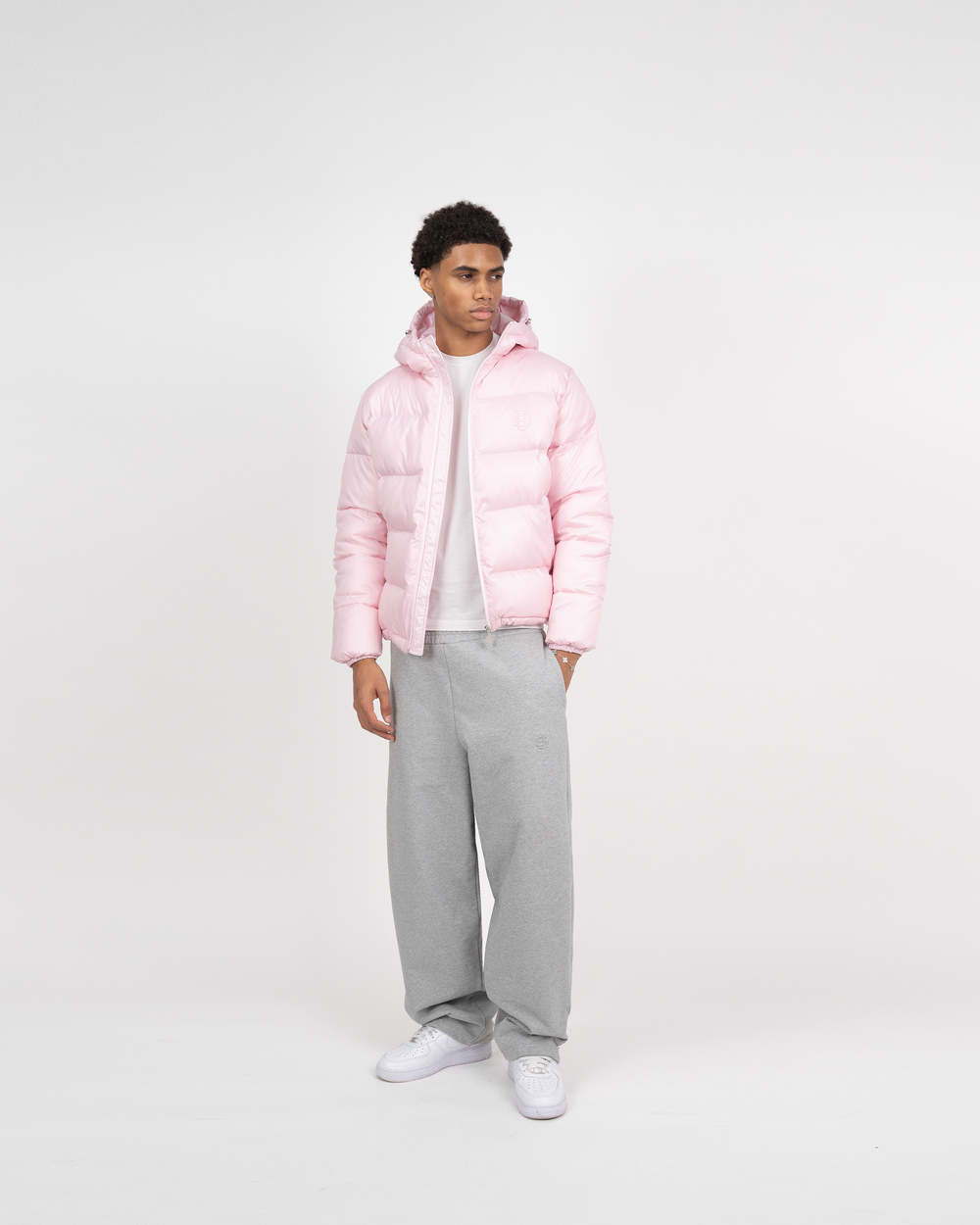SU LOGO PUFFER - PINK
