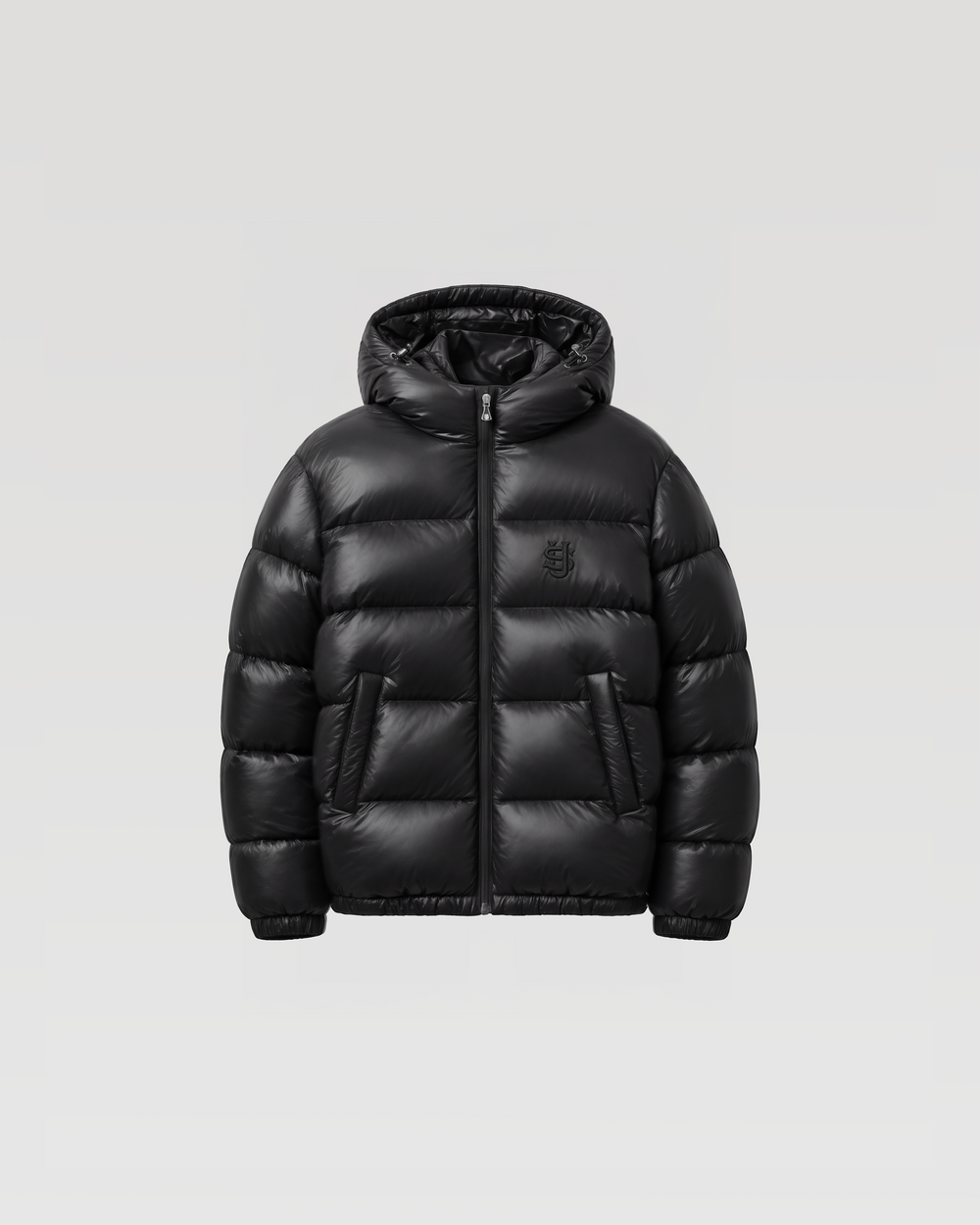 SUVENE PUFFER - BLACK SHINY