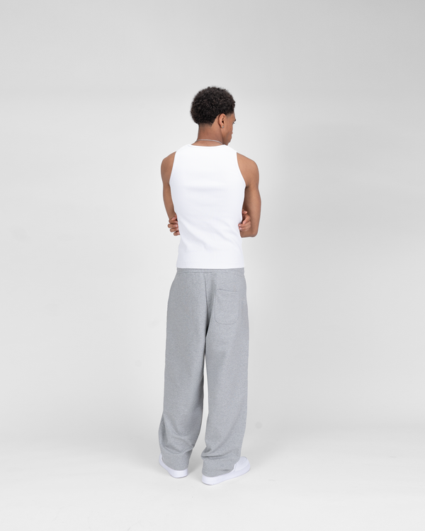 HEAVY RIB TANK TOP - WHITE