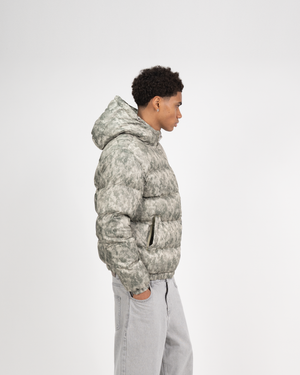 SUVENE PUFFER - GREEN CAMO