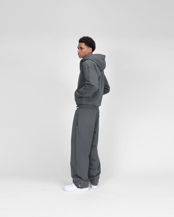 SU ZIP JOGGER - ANTHRAZIT