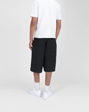 SU26 DENIM SHORTS - BLACK