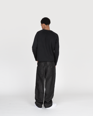BASIC RAW DENIM - BLACK