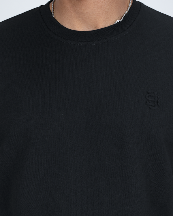 REGULAR T-SHIRT - BLACK