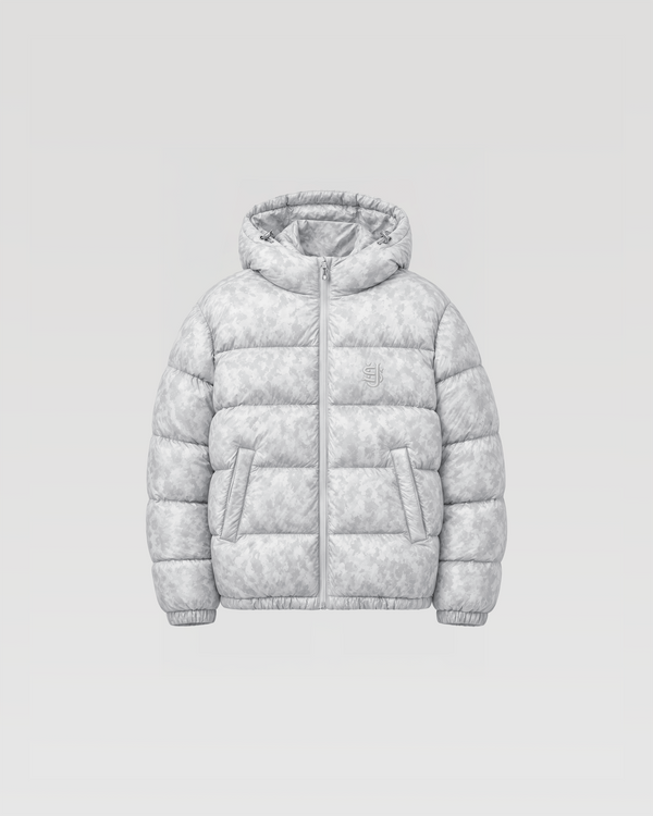 SUVENE PUFFER - SNOW CAMO
