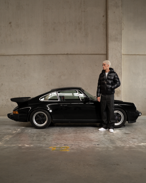 SUVENE PUFFER - BLACK SHINY