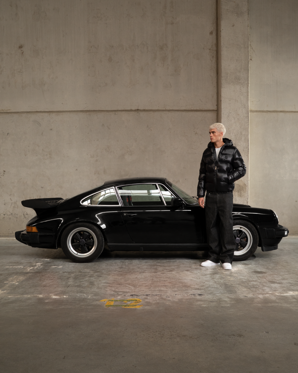 SUVENE PUFFER - BLACK SHINY