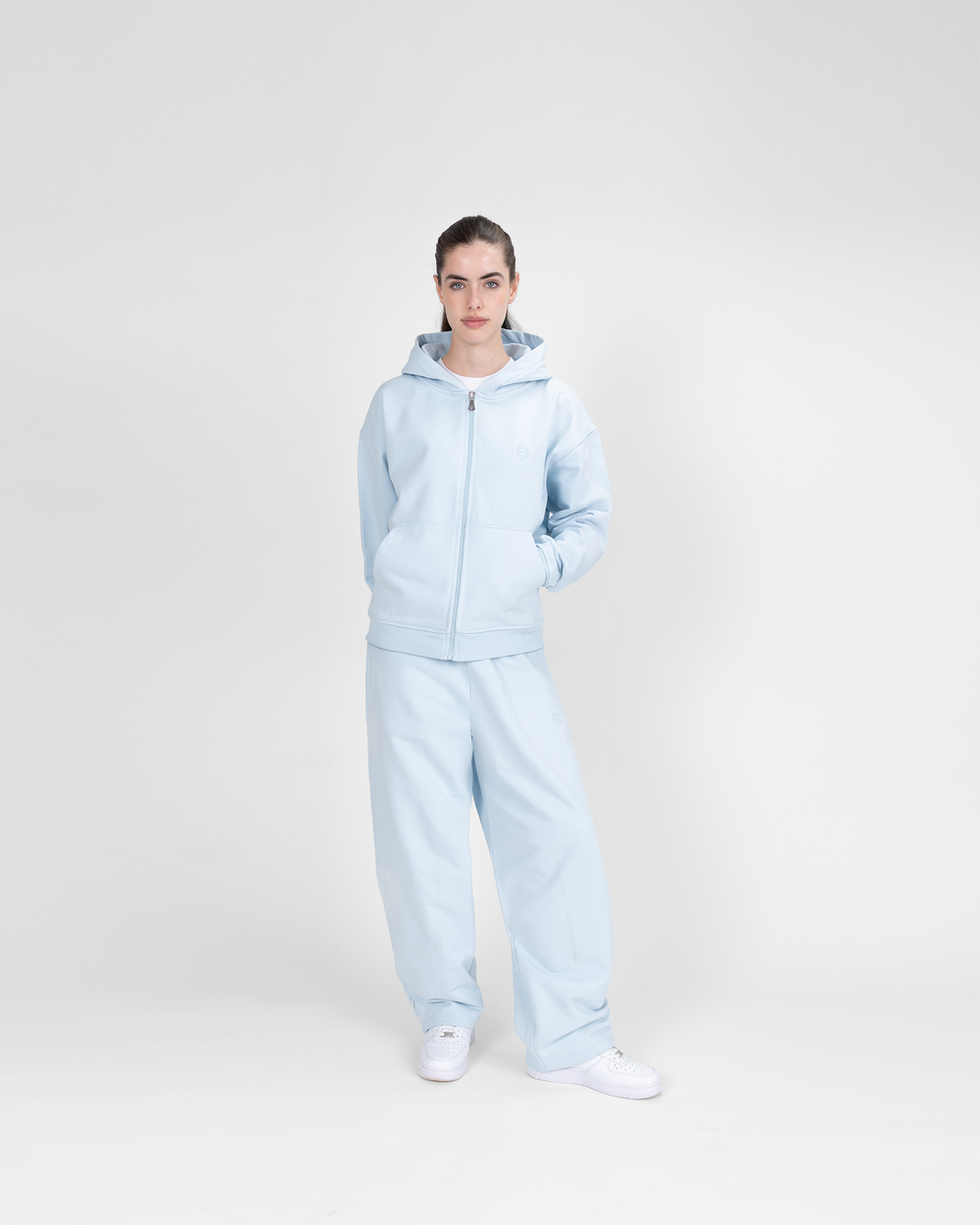 SU ZIP JOGGER - ICE BLUE