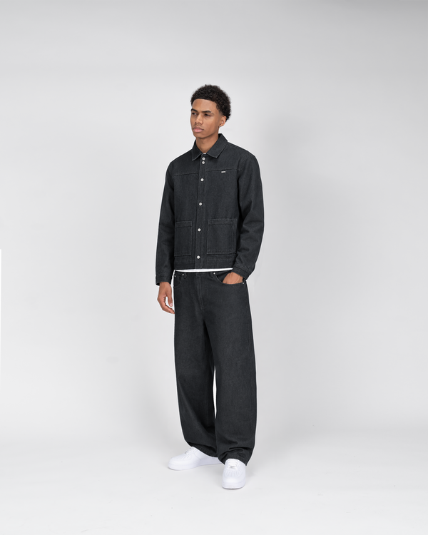 SU26 DENIM JACKET - BLACK
