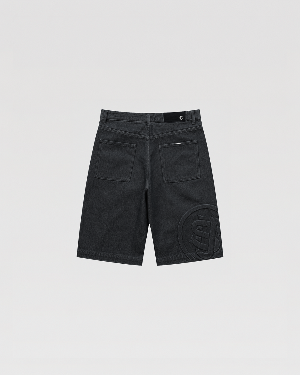 SU26 DENIM SHORTS - BLACK