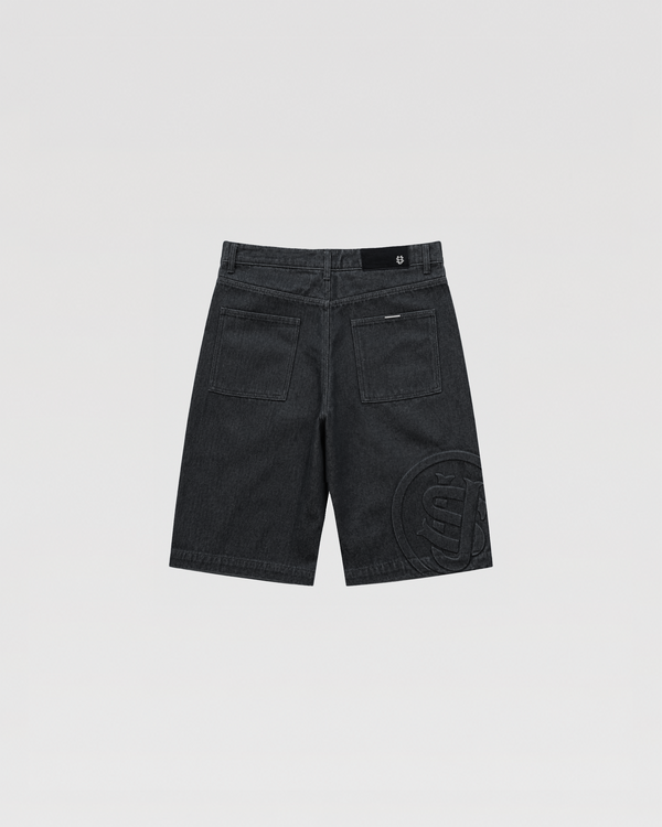 SU26 DENIM SHORTS - BLACK