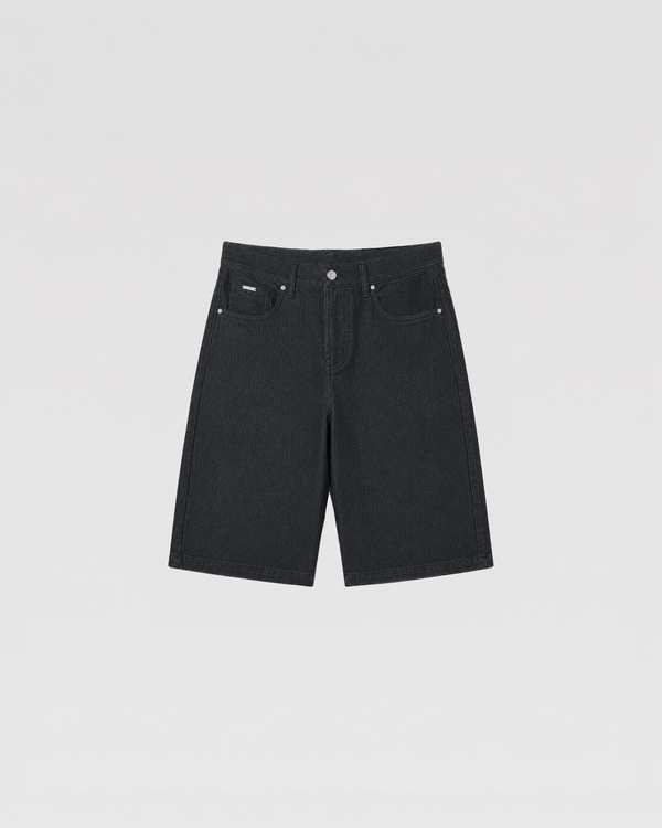 SU26 DENIM SHORTS - BLACK