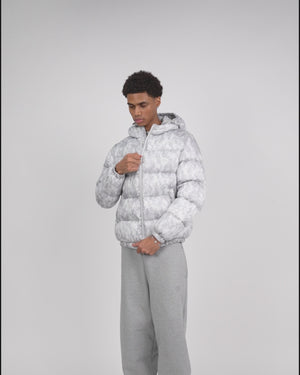 SUVENE PUFFER - SNOW CAMO