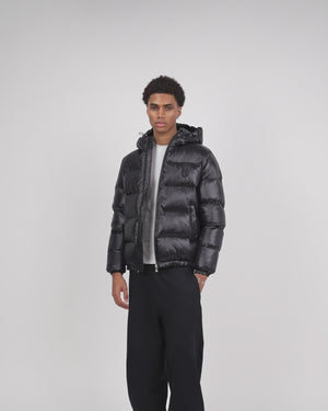 SUVENE PUFFER - BLACK SHINY